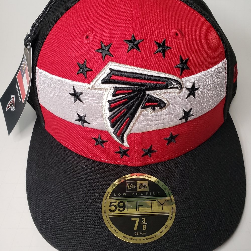 ATLANTA FALCONS NFL NEW ERA 59FIFTY FITTED CAP/HAT SIZE 7 3/8 [12023486] - Picture 2 of 8